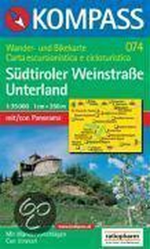 Südtiroler Weinstraße, Unterland 1 : 35 000 - cover