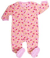 Meisjes pijama fleece met Hondenvoeding ontwerp (maat 12-18 maanden)