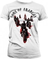 Sons Of Anarchy shirt dames wit Xl