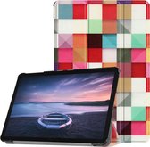 Smart Book Case Samsung Galaxy Tab S4 10.5 Hoesje - Squares