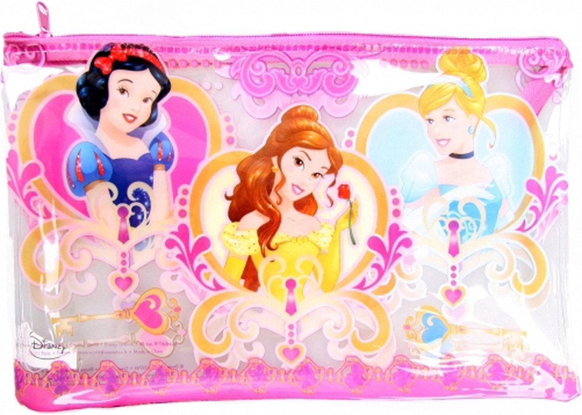 Roze etui Princess 25 cm