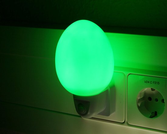 Momakids - Nachtlampje ei met aan/uit knopje - Groen | bol