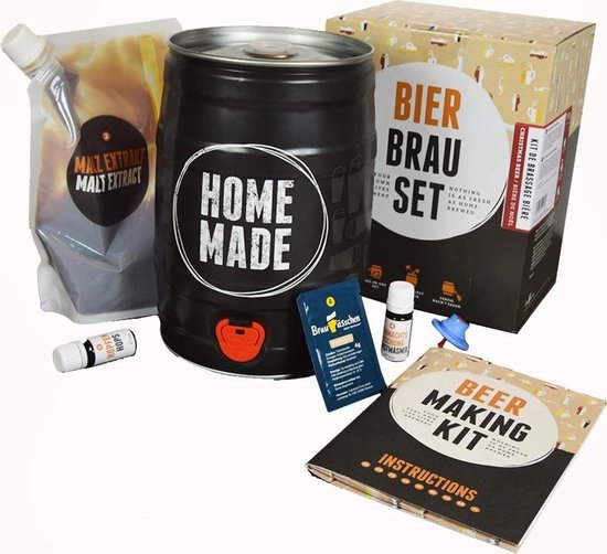 Brew Barrel - Bierbrouw pakket - Lager - Zelf thuis bierbrouwen - Met NL Handleiding!