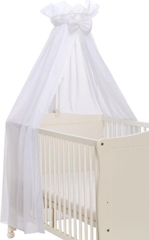 Baby Sluier Strik Wit - Baby Hemeltjes - Baby Klamboe voor Wieg en Ledikant — afbeelding 4