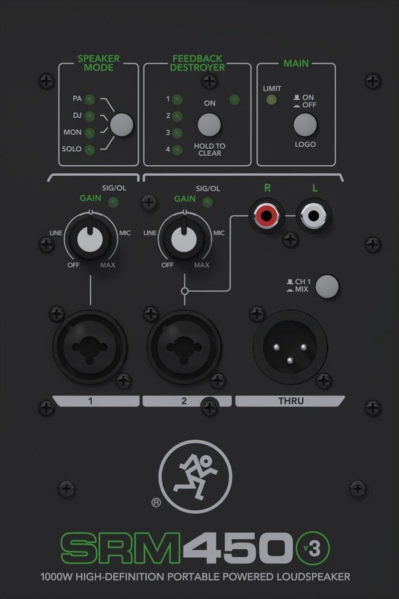 srm 450 v3 mackie