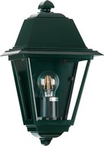 Buiten wandlamp plat - Venezia - Antiek groen