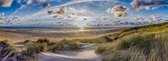 Toile de peinture |Photo sur toile, Panorama Hollands Strand (150x50cm)