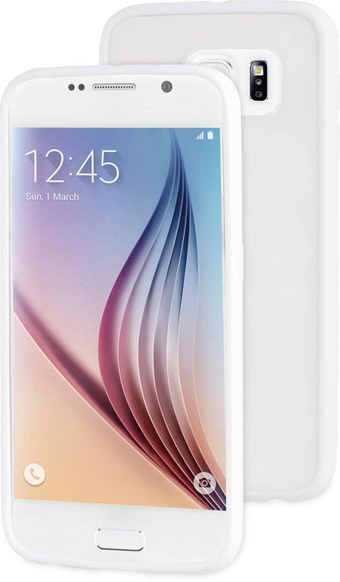 BeHello Anti-Kras Duo Case voor Samsung Galaxy S6 - Wit
