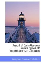 Report of Committee on a Uniform System of Accounts for Gas Companies