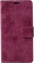 Shop4 - Nokia 5.1 Plus Hoesje - Wallet Case Vintage Roze