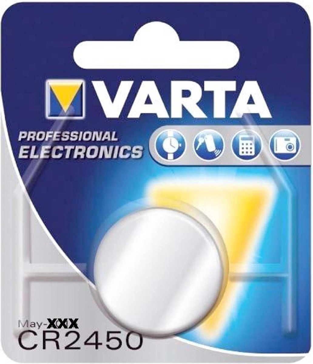10x Varta CR2450 Lithium Batterij