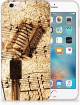 Siliconen hoesje Geschikt voor iPhone 6 | 6S Bladmuziek