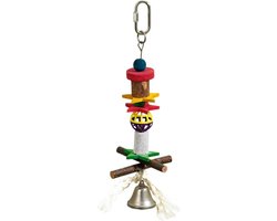 Flamingo Vogelspeelgoed Bel Lava - Multicolor - 34 x 12 x 4.5 cm