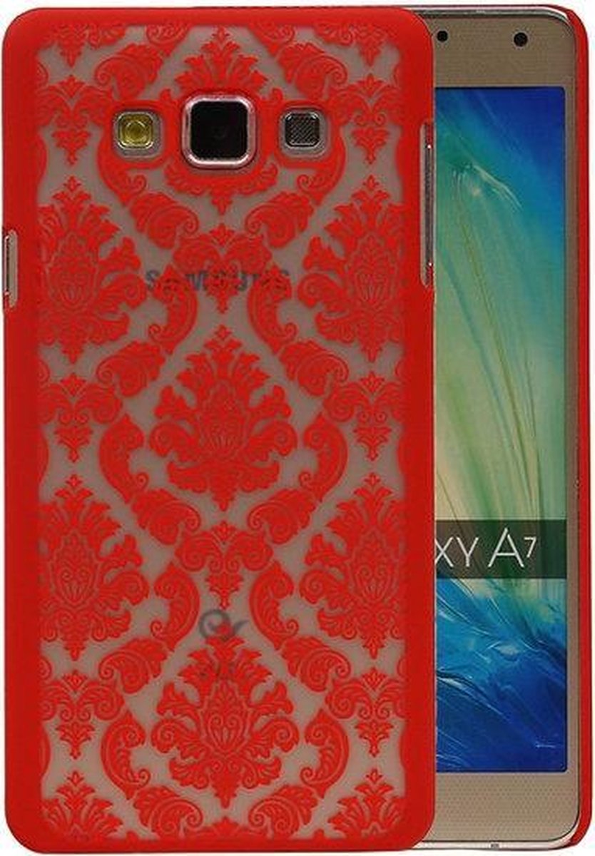 Samsung Galaxy A7 - Brocant Hardcase Hoesje Rood