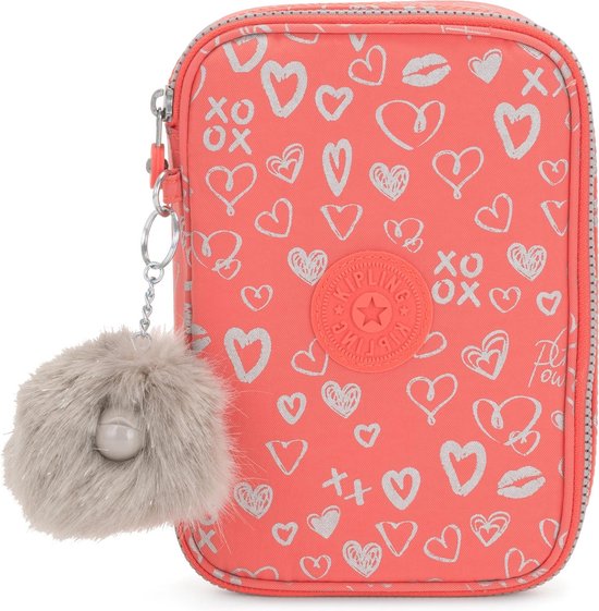 schattig Anoniem holte Kipling 100 Pens Large Etui - Hearty Pink Met | bol.com