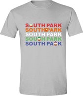 South Park - Group Logo Mannen T-Shirt - Grijs - L