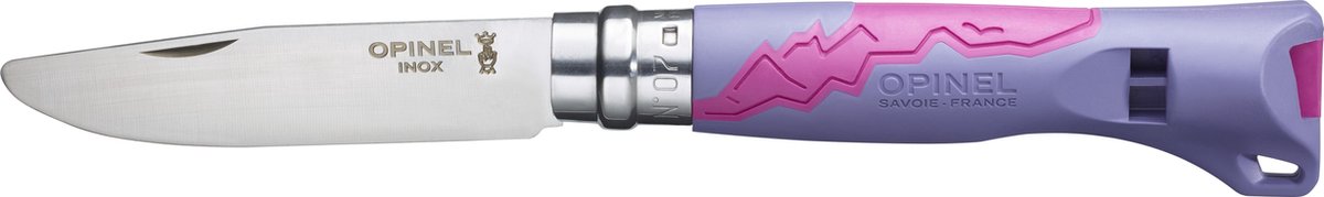 Opinel No.07 Outdoor Junior Zakmes - RVS - Violet