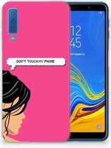 Geschikt voor Samsung Galaxy A7 (2018) Bumper Hoesje Woman DTMP