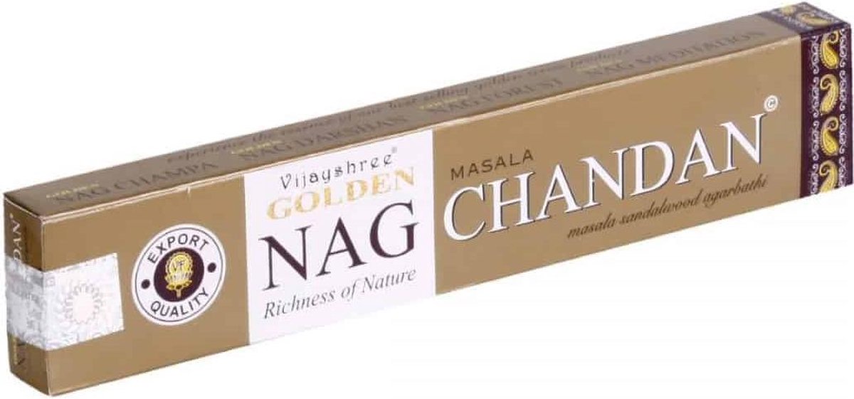 Vijayshree Golden Nag Chandan Masala - los pakje 15 gram
