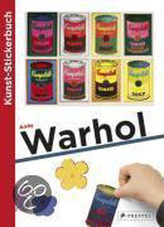 Cover van het boek 'Kunst Stickerbuch Warhol'