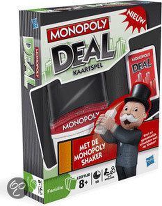 Monopoly Deal Kaartspel Shuffle Shaker Games