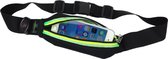 Tunturi Hardloopheuptas - Fitness belt - Runningbelt - Hardloopriem - Hardloopgordel - Hardloopverlichting - Hardloopriem - Hardloop belt - met LED verlichting Groen