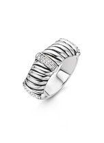 TI SENTO Milano Ring 12047ZI - Maat 54 (17,25 mm) - Gerhodineerd Sterling Zilver