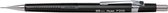 8x Pentel vulpotlood voor potloodstiften: 0,5mm, zwarte houder