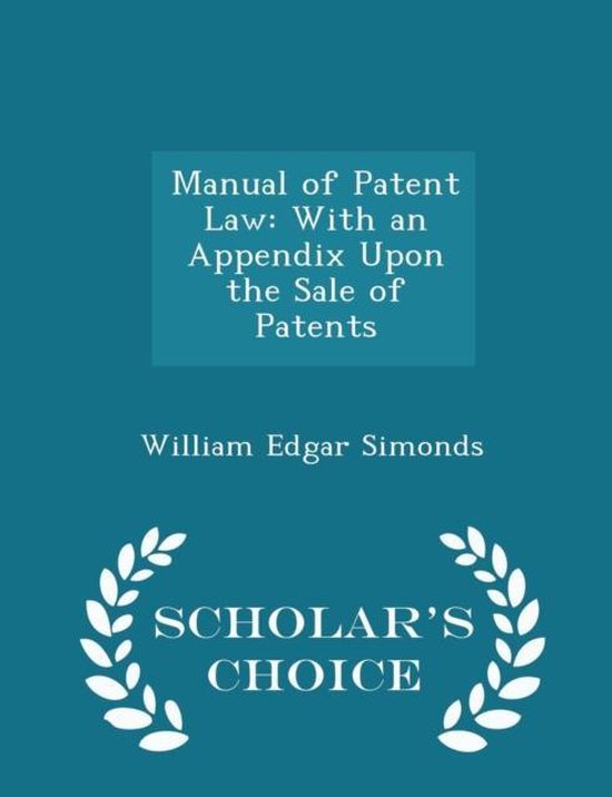 Manual of Patent Law - cover