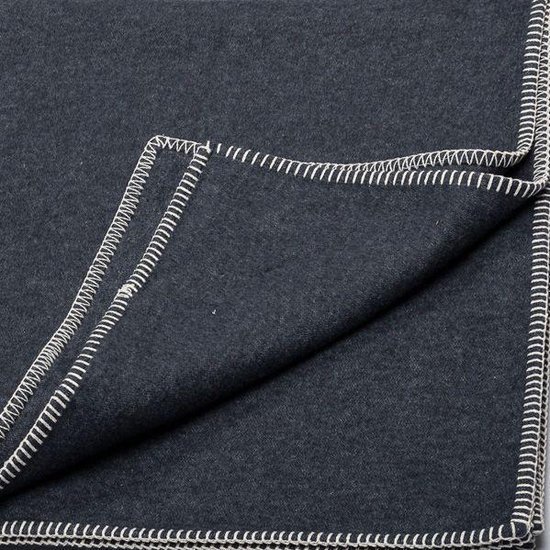 David Fussenegger Sylt Uni woonplaid Cremewit 140x200