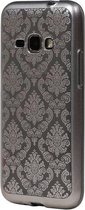 Zilver Brocant TPU back case cover hoesje voor Samsung Galaxy J2 2016