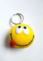 Emoticon Emoji Smiley sleutelhanger met geluid "Ondeugend"