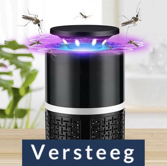 Gepolijst Stier Herrie Insectenlamp tegen vliegende insecten - UV licht - Met USB aansluiting -  Zwart | bol.com