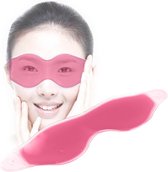 Oogmasker met Verkoelende Gel - Wallen Verwijderaar - Roze