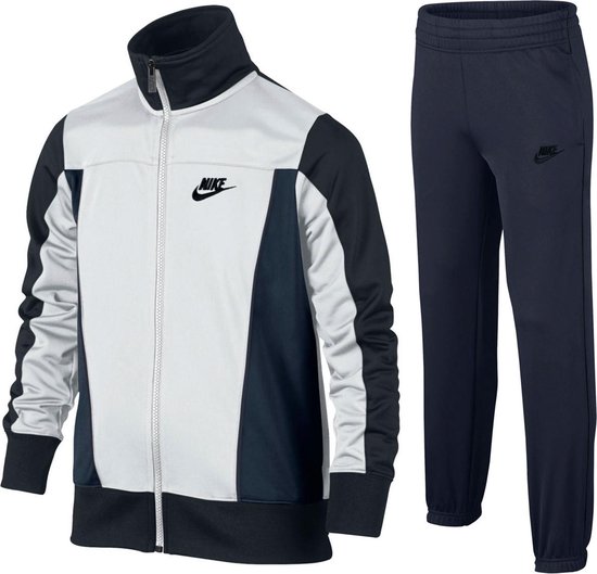 Nike Sportswear Warm-Up Trainingspak - Maat M - Unisex - wit/blauw | bol.com