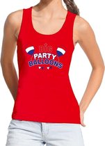 Rood Toppers Big Party Balloons singlet/ mouwloos shirt dames - Toppers kleding S