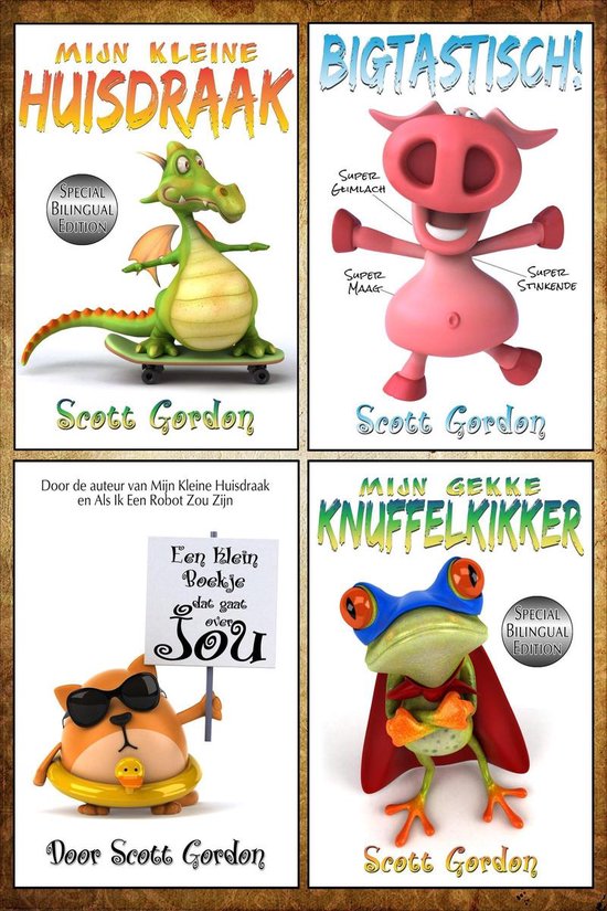 Vier Fantastische Verhaaltjes Voor Het Slapen Gaan Voor Kind ... - cover
