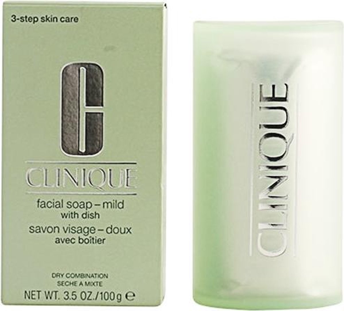 Clinique Facial Soap Mild With Dish 100 gr Zeeptablet