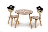 Momo for Kids Kindertafel ''Piraat'' - Set incl. 2 stoelen