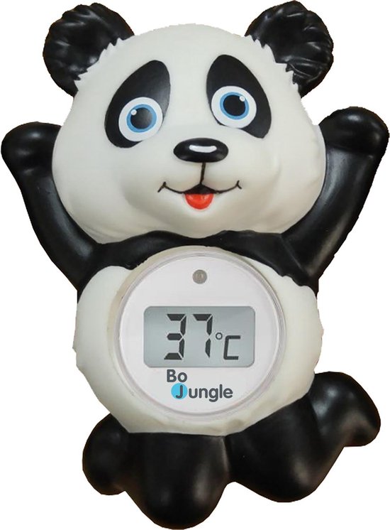 Foto: Bo jungle digitale badthermometer baby waterthermometer digitaal display kamer thermometer drijvend temperatuur meter digital bath thermometer panda