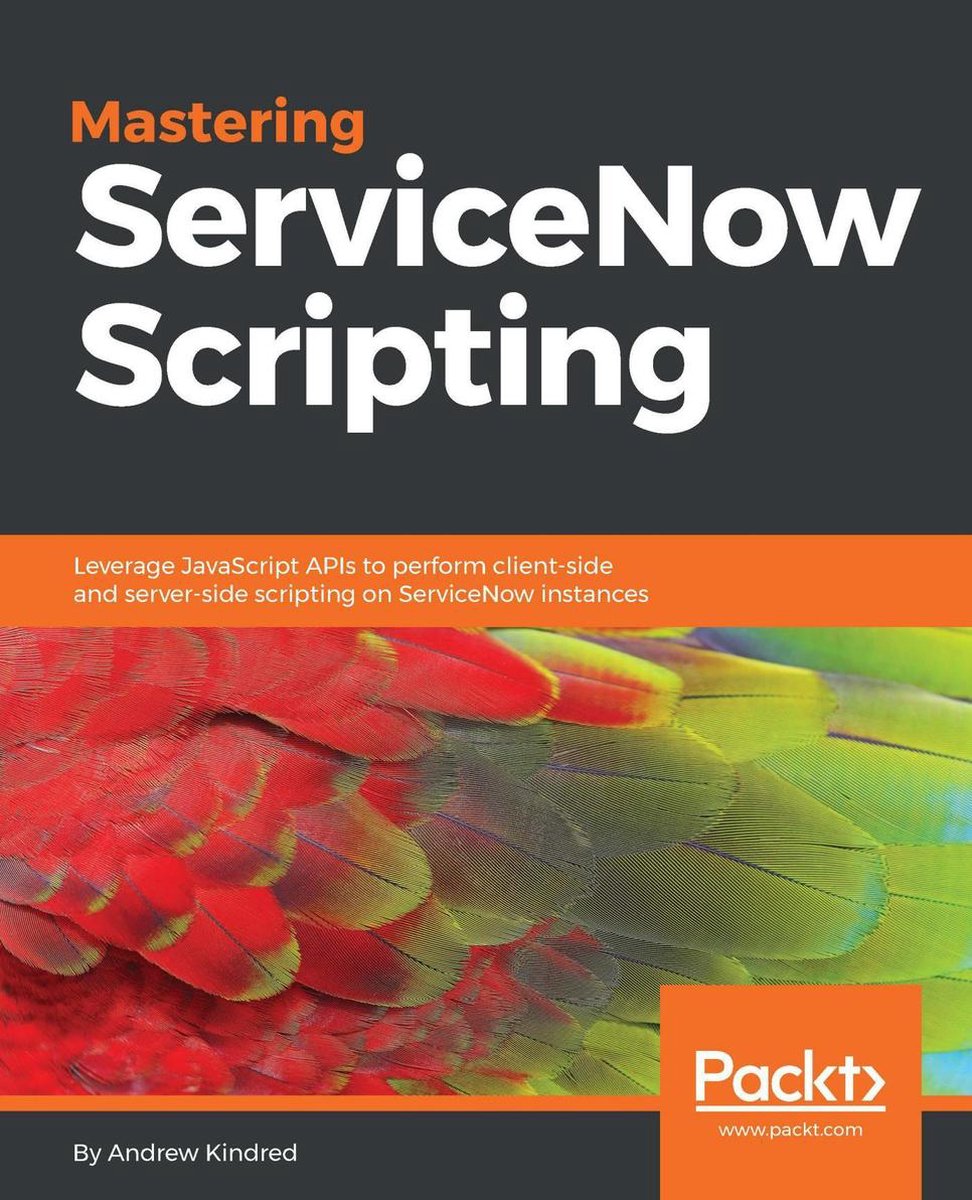 Omslag van Mastering ServiceNow Scripting