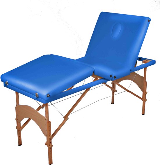 Driedelige Massagetafel Blauw |
