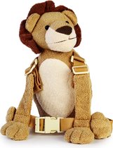 Goldbug - Harness Buddy kindertuigje - Knuffel rugzakje met looplijn - Looptuigje Leeuwtje