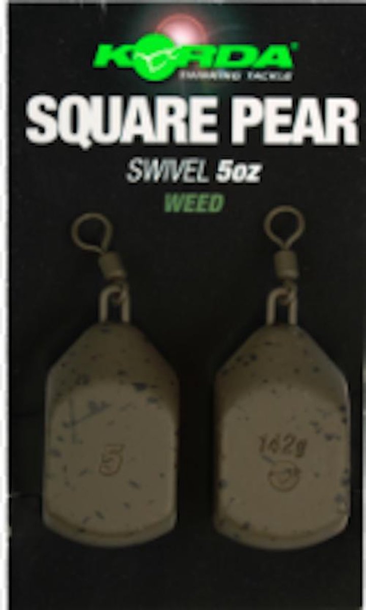 Square Pear Inline Blister (2 pcs) 4oz/113gr Gravel - Korda