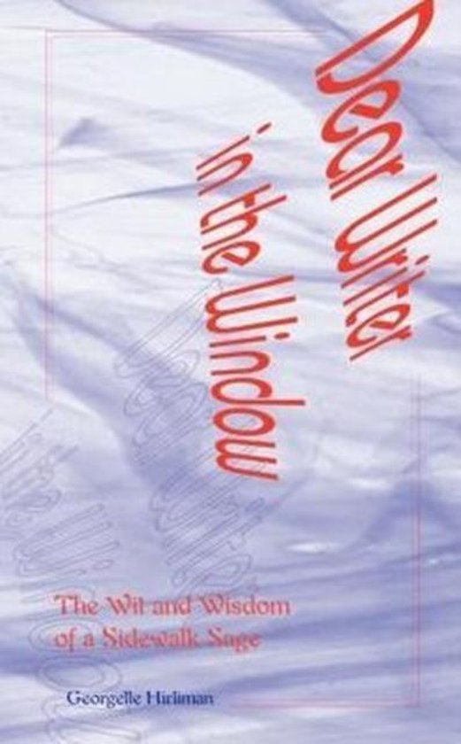 Dear Writer in the Window - cover