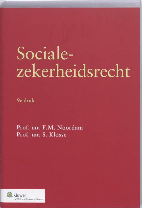 Socialezekerheidsrecht - cover