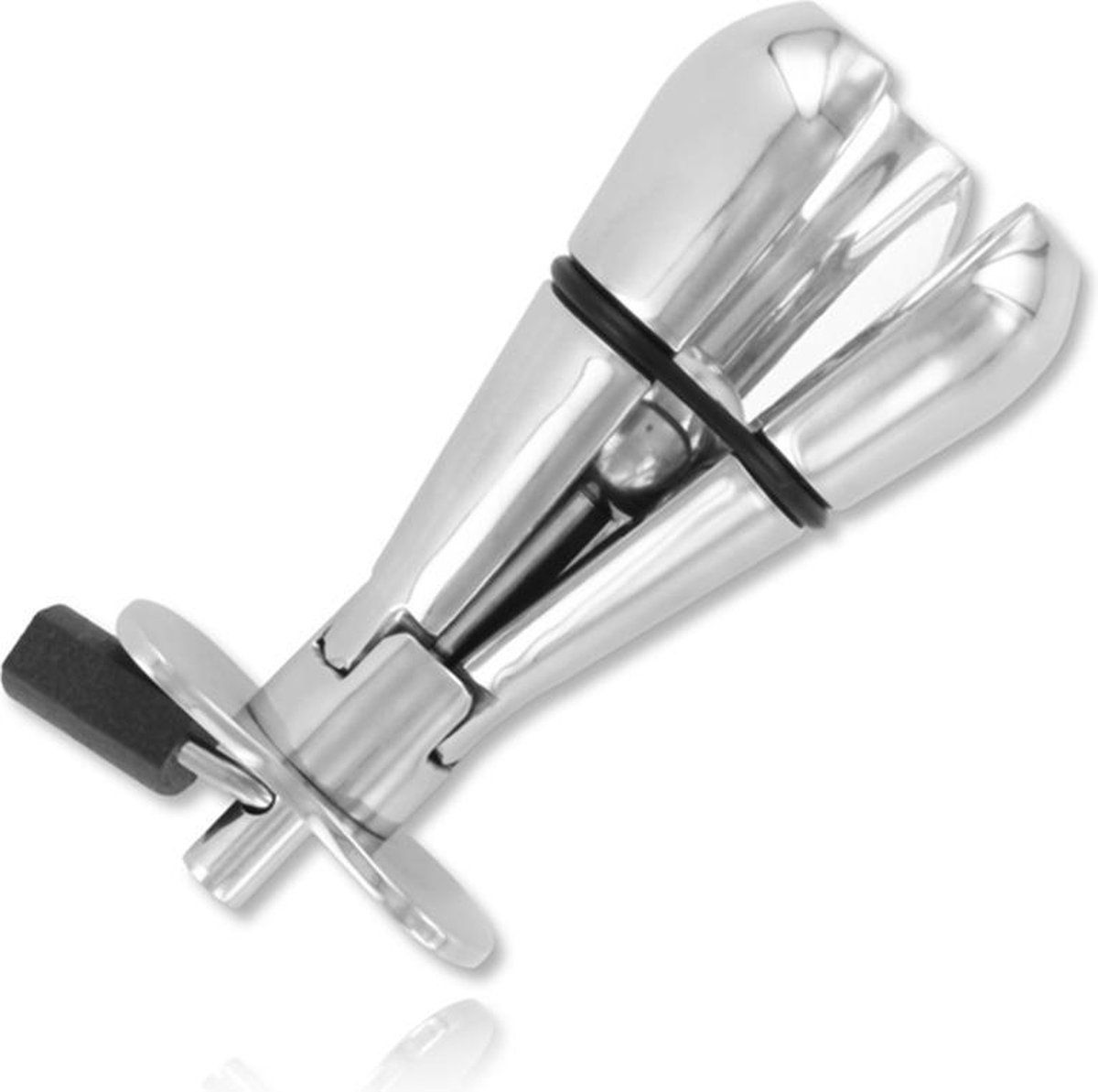 Goedkoopste Spreidende RVS Anker Buttplug met Slot - Asslock - The Junior