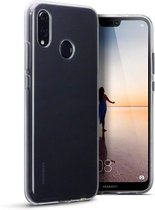 Huawei P20 Lite Hoesje - Siliconen Back Cover - Transparant