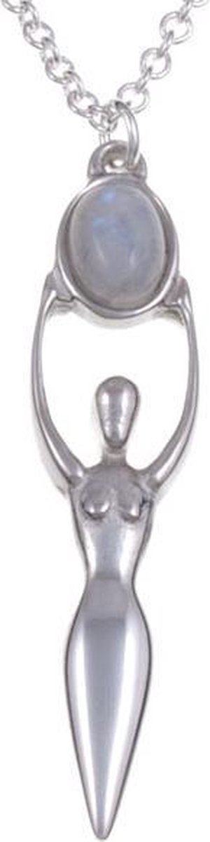 Goddess Hanger -regenboog maansteen, trandy sieraden