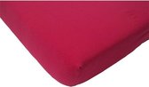 Jollein - Ledikant Hoeslaken Double Jersey - 60x120 cm - Fuchsia